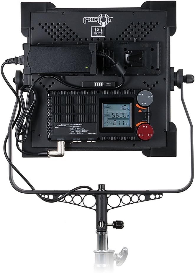 Fotodiox Pro FACTOR 1x1 V-2000ASVL Bicolor Dimmable Studio Light