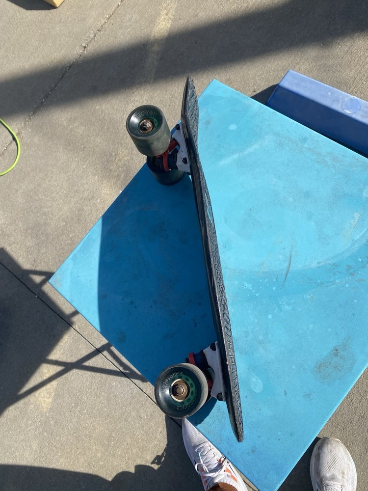 Kryptonics Torpedo Complete Skateboard Black Plastic Deck