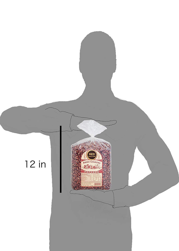 Red Popcorn Kernels - 6 Lbs Bag