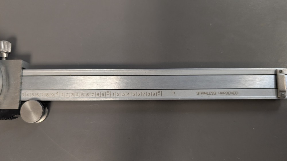 6" Dial Caliper Stainless Steel Shockproof with case