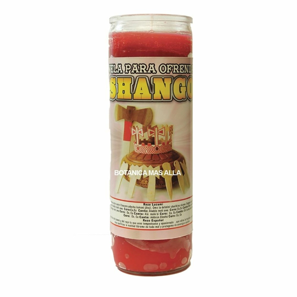 Veladora Preparada Chango - Shango Fixed Candle - 7 Days Cocktail Candle