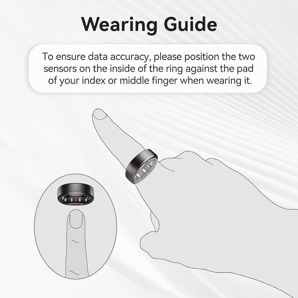 Smart Ring Size Measuring Kit - Gen 2 Compatibility for Comfortable Fit (6-14)
