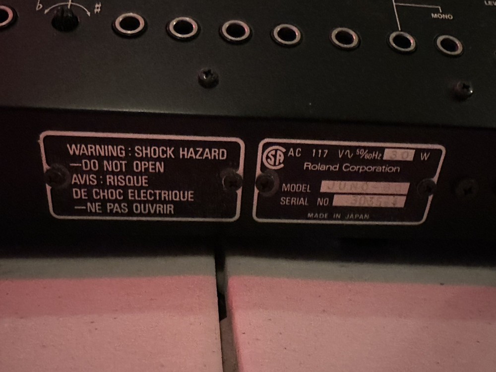 Roland Juno-60 Keyboard Synthesizer