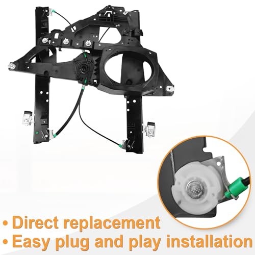 Front Driver Side Power Window Regulator with Panel Without Motor fit for 07-17