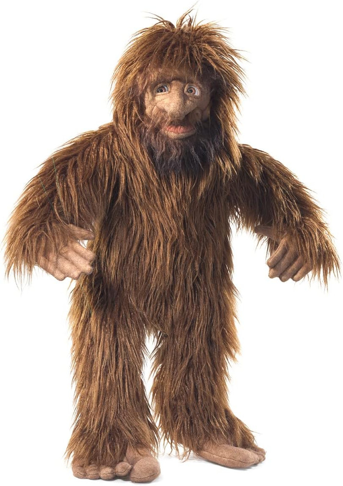 Sasquatch Hand Puppet,Brown