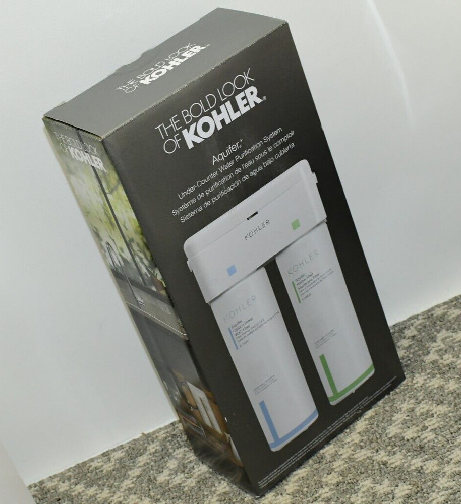 Kohler Aquifer+ K-29638-NA Under-Counter WaterPurification Filter System - NEW
