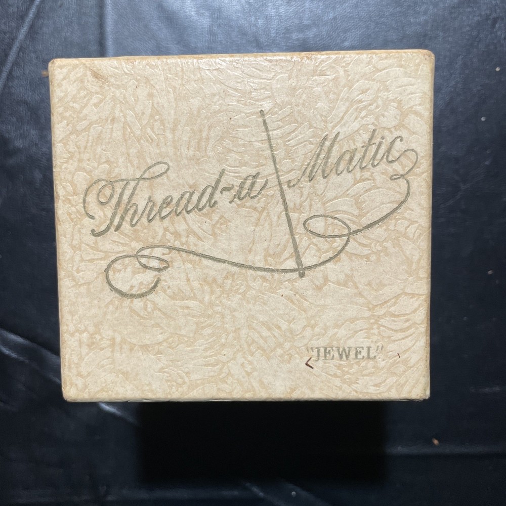 Vintage 1950’s Thread-a Matic Sewing Automatic Needle Threader In Box