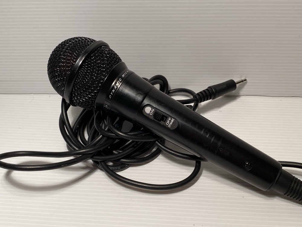 Dynamic Black Wired Microphone PS3 Xbox 360 Wii #8