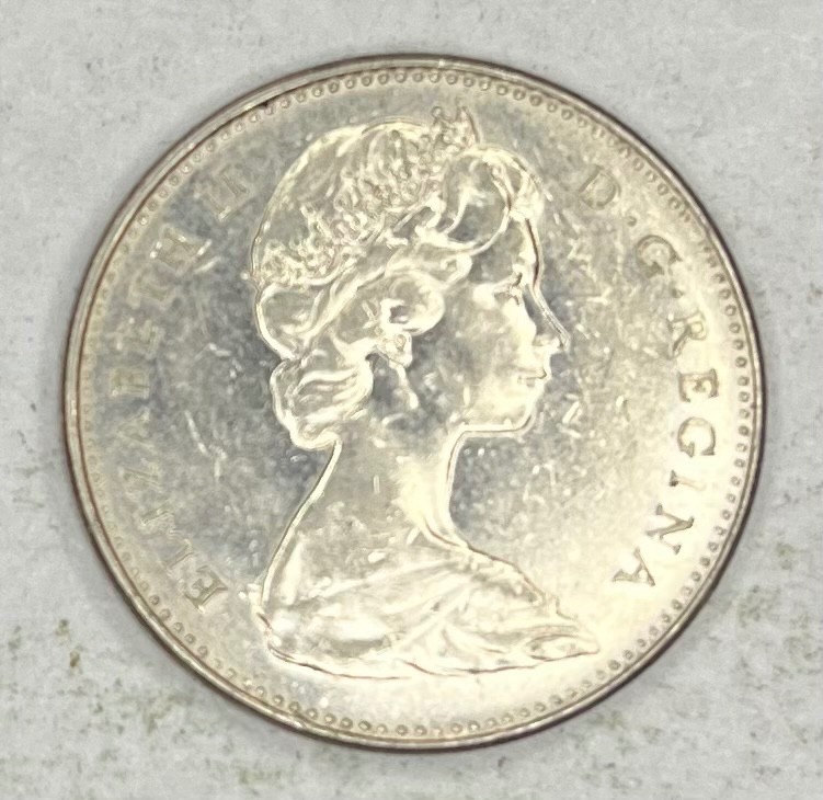 1965 Canada 5 Cents Coin
