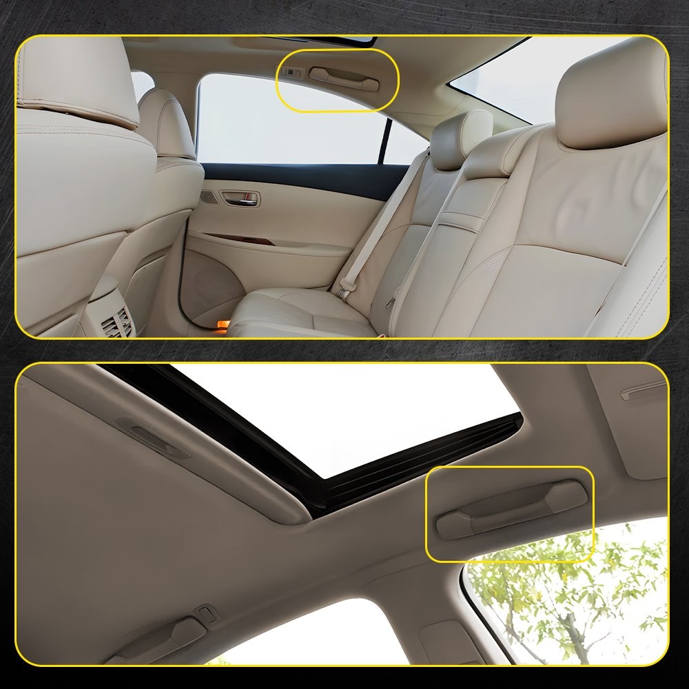 Front + Rear Roof Inner Ceiling Pull Handle Grab Beige for Lexus ES350 2006-2012