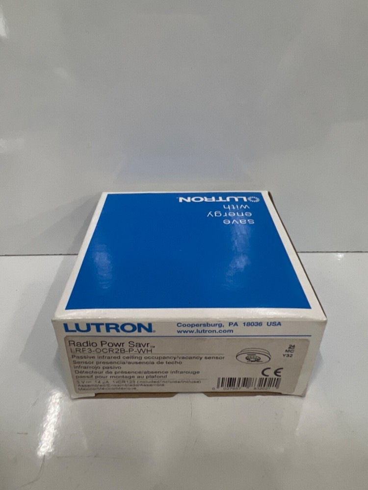 Lutron LRF3-OCR2B-P-WH Ceiling Vacancy Sensor