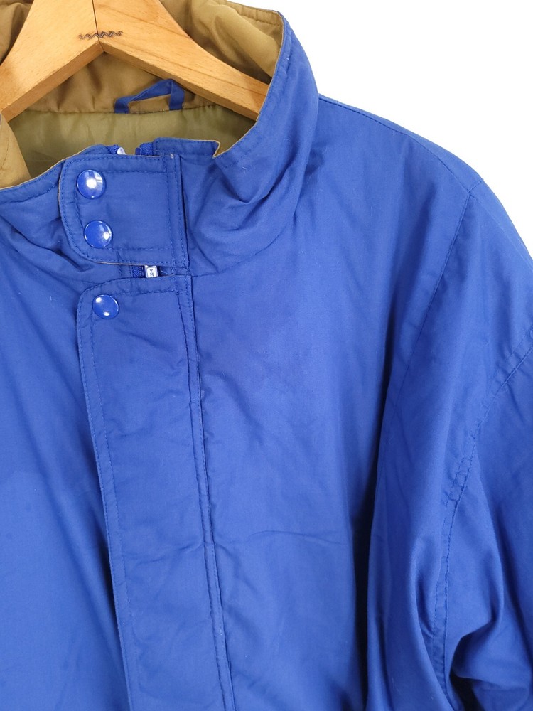 Saddlebrook Jacket Men's 2X Blue Zip Front Distressed