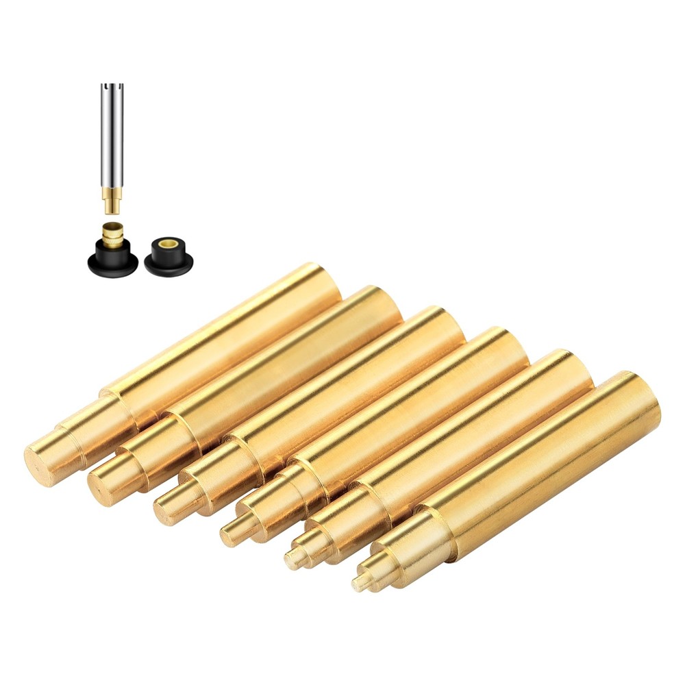 6 Pack Heat Set Insert Tool, Soldering Iron Tips for Thread Inserts M2 Yellow