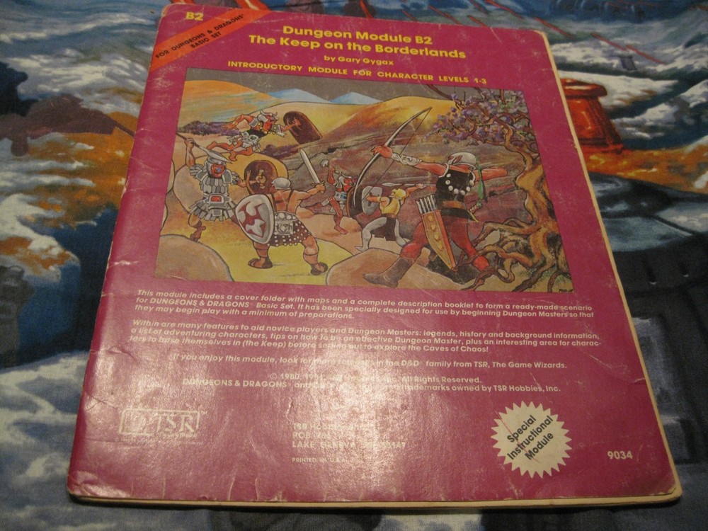 Dungeons & Dragons Module B2 The Keep on the Borderlands