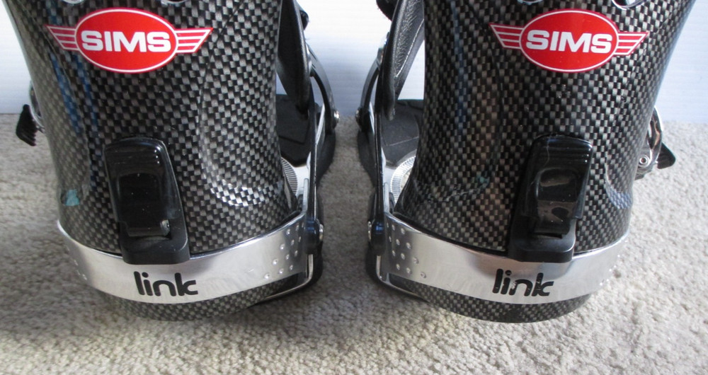 Sims Link Carbon Snowboard Bindings