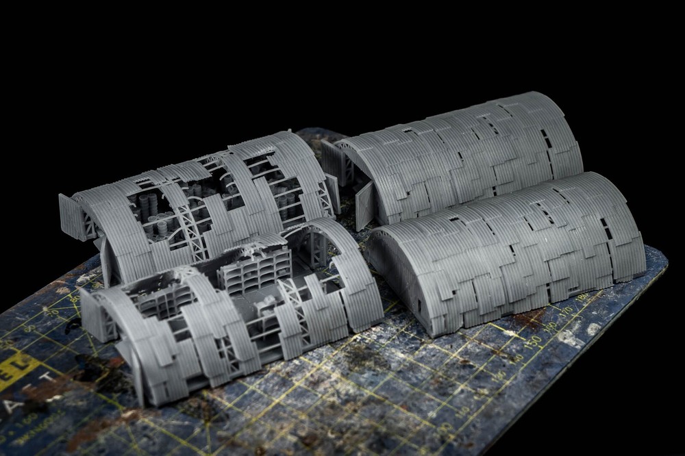 Storage warehouse - Miniature Terrain Set 6mm/8mm Epic Battletech