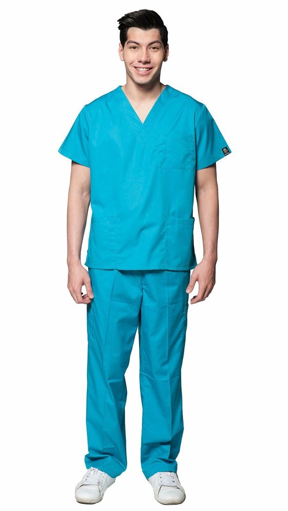 Men's Slim Cut 7 Pocket Basic Uniform Scrubs