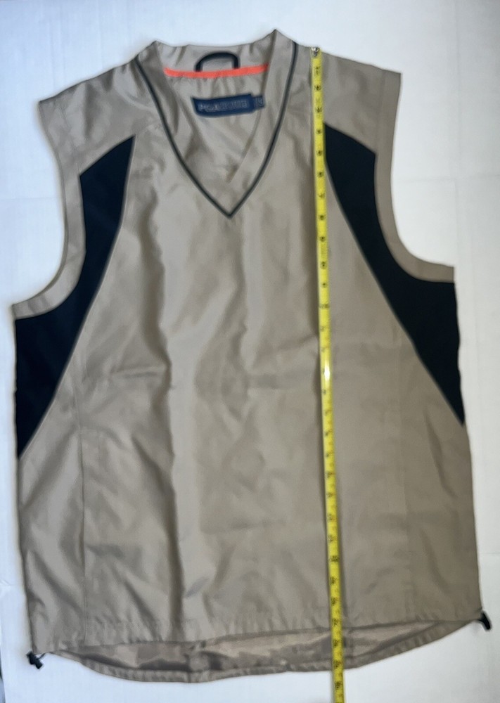 PGA Tour Golf Vest Size Small Side Pockets