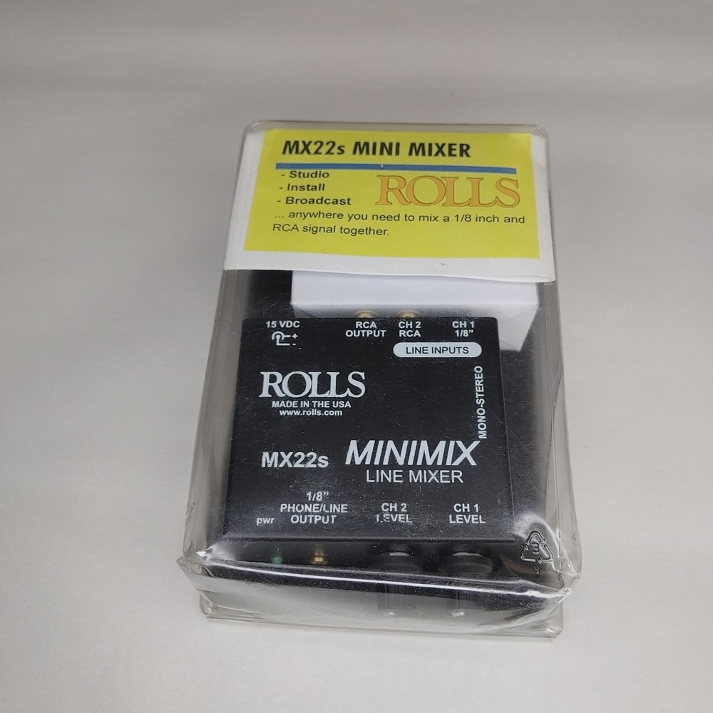 Rolls MX22s Mini Mix 2-Channel Mixer