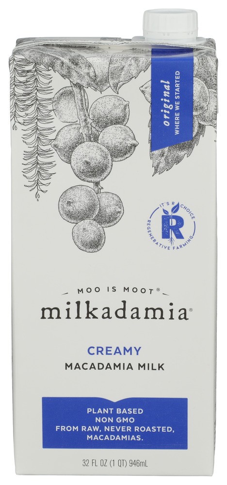 MILKADAMIA MILK MACADAMIA CREAMY 32 FO