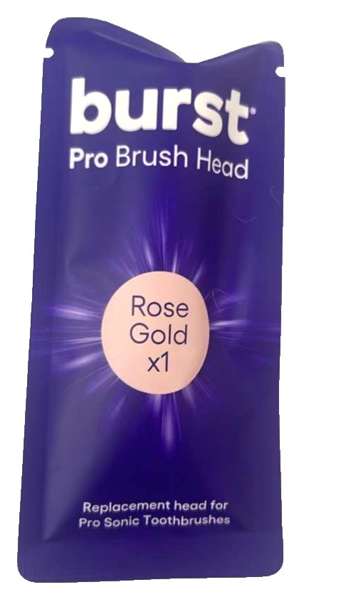 BURST Pro Sonic Electric Toothbrush 1 pack, Rose Gold