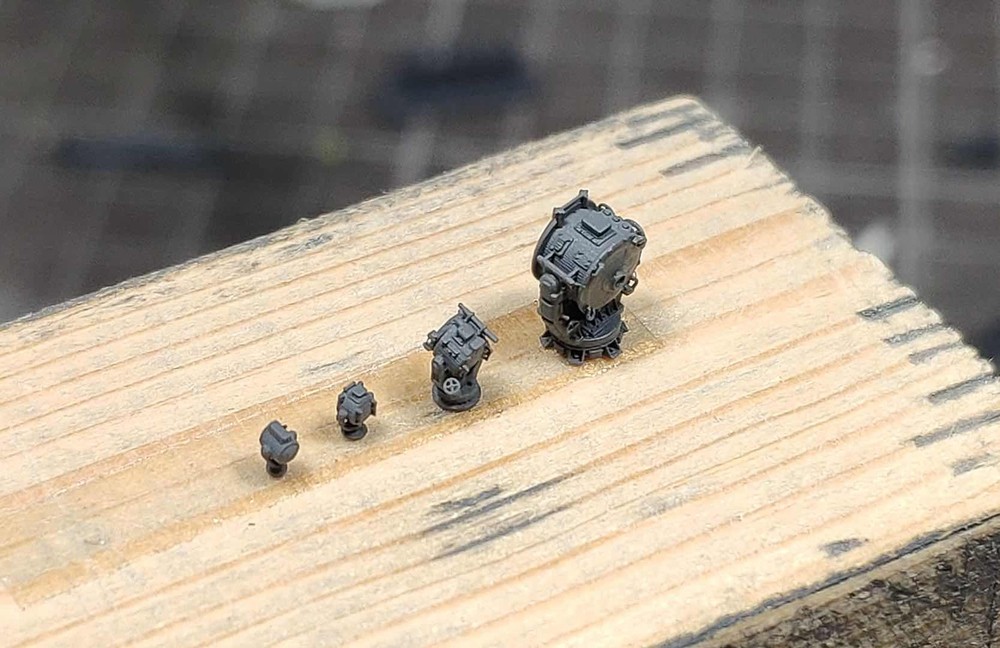 BUNKER STUDIO IJN35015 1/350 Scale IJN Search Light Set