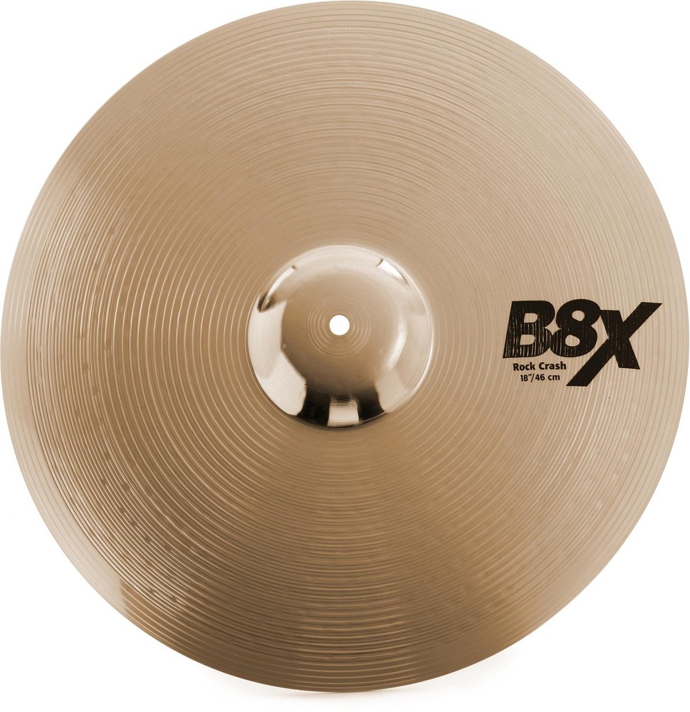 Sabian 18 inch B8X Rock Crash Cymbal (2-pack) Bundle