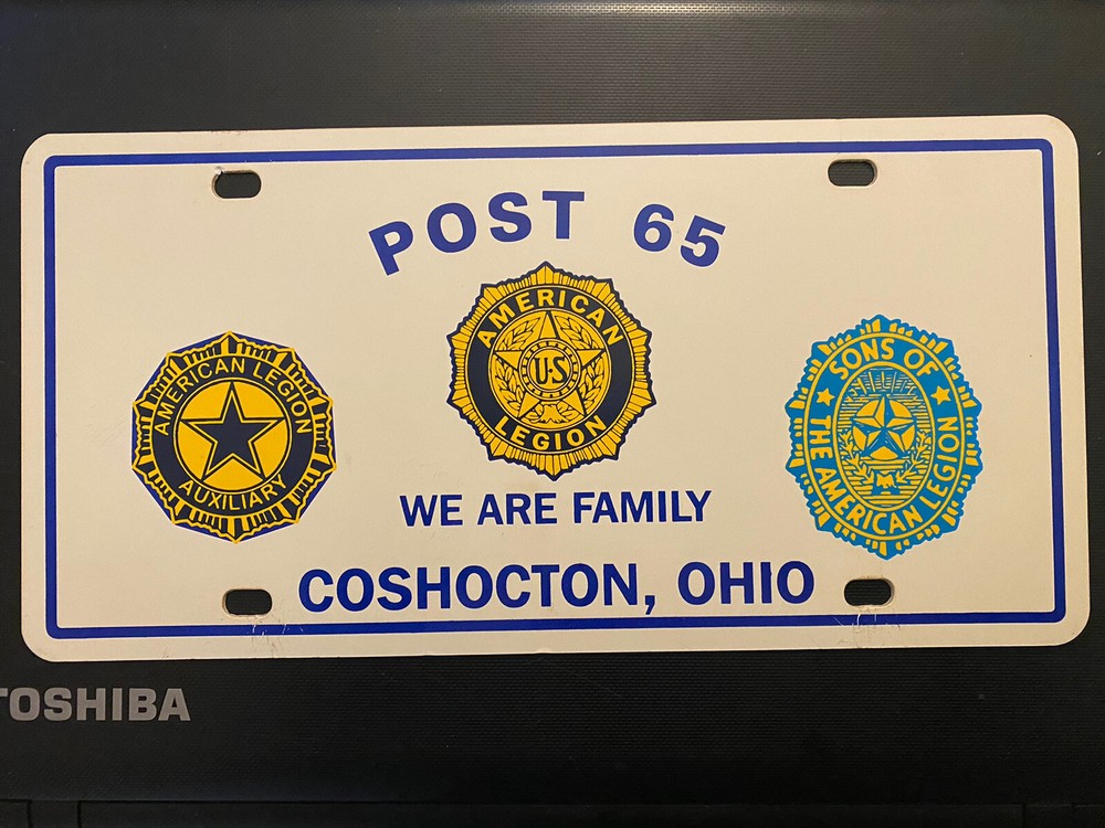 American legion license plate
