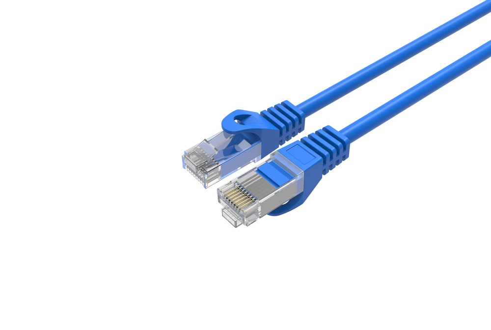 CAT6 Slim Ethernet Patch Cable Blue 10FT 10 PACK