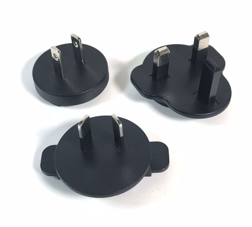 US/AU/UK Plug Adaptor, Black