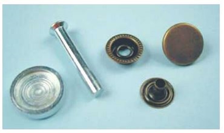 15mm Bronze Heavy Duty Press Stud Kit With Applicator (5 sets)