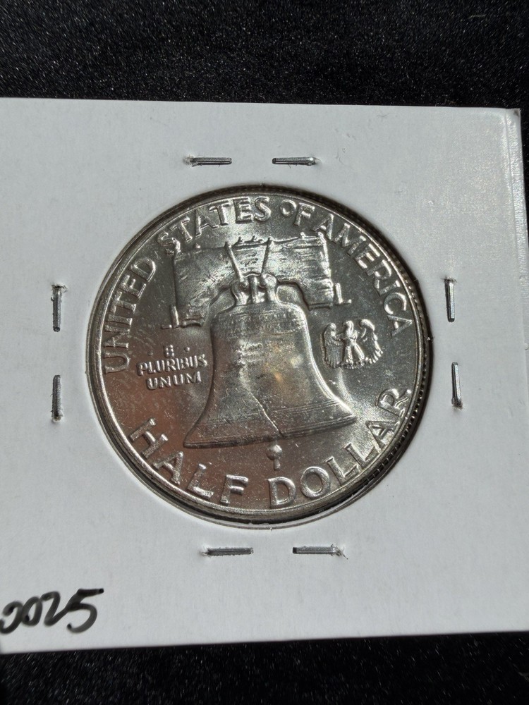 1963-P Franklin Silver Half Dollar Circulated 90% Silver