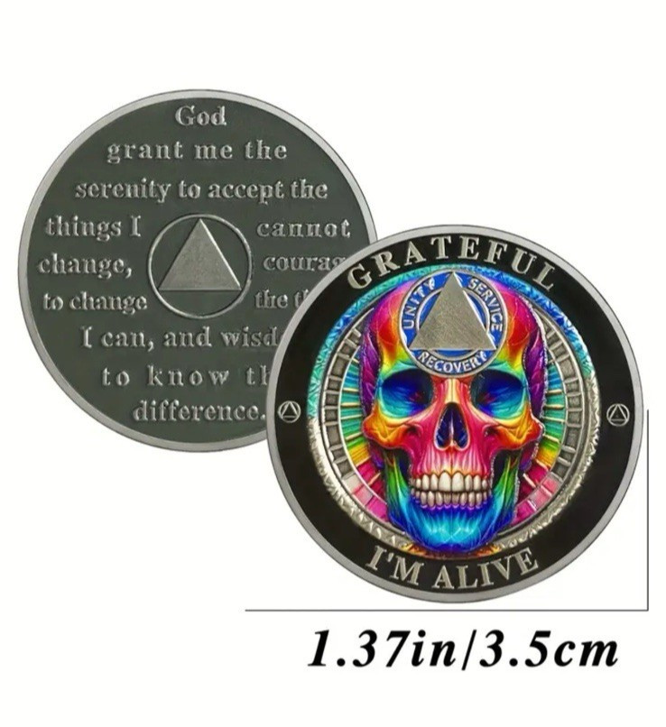 Grateful I'm Alive Novelty Coin
