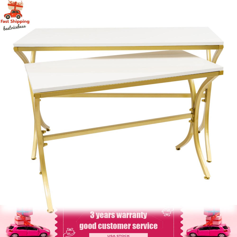 2pcs Handbag Display Stands Riser Shelf Storage Table Modern Nesting Tables hot