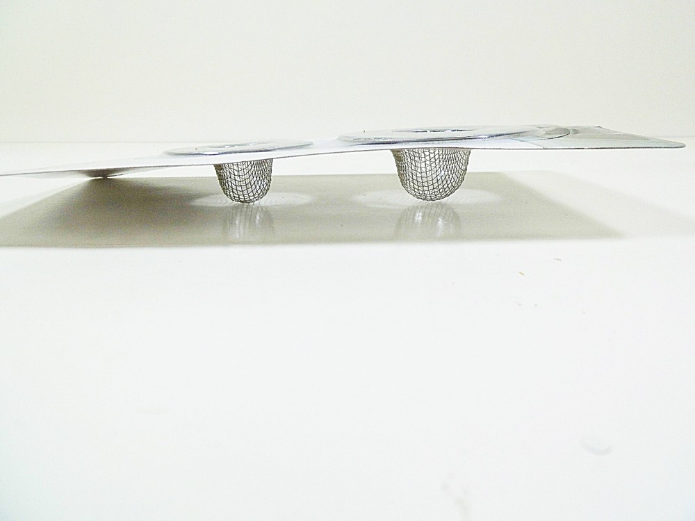 2 pc Steel Mesh Sink Drain Strainers Kitchen Bath Sinks Strainer Basket Baskets