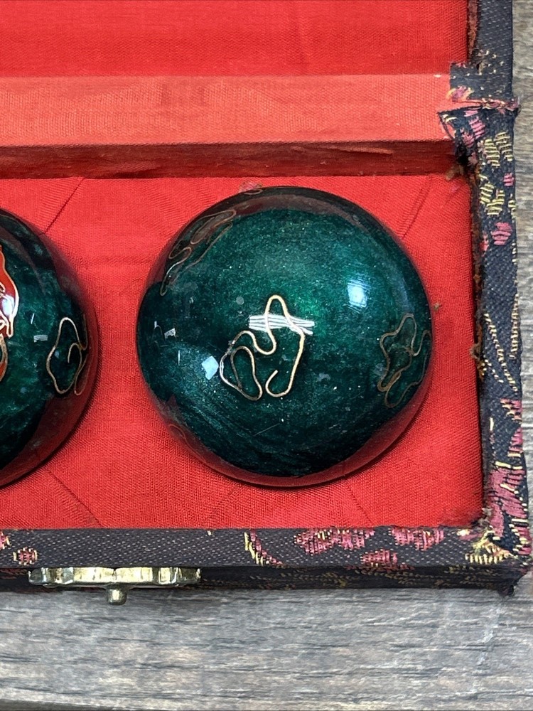 Chinese Baoding Stress Chime Meditation Balls Dragon