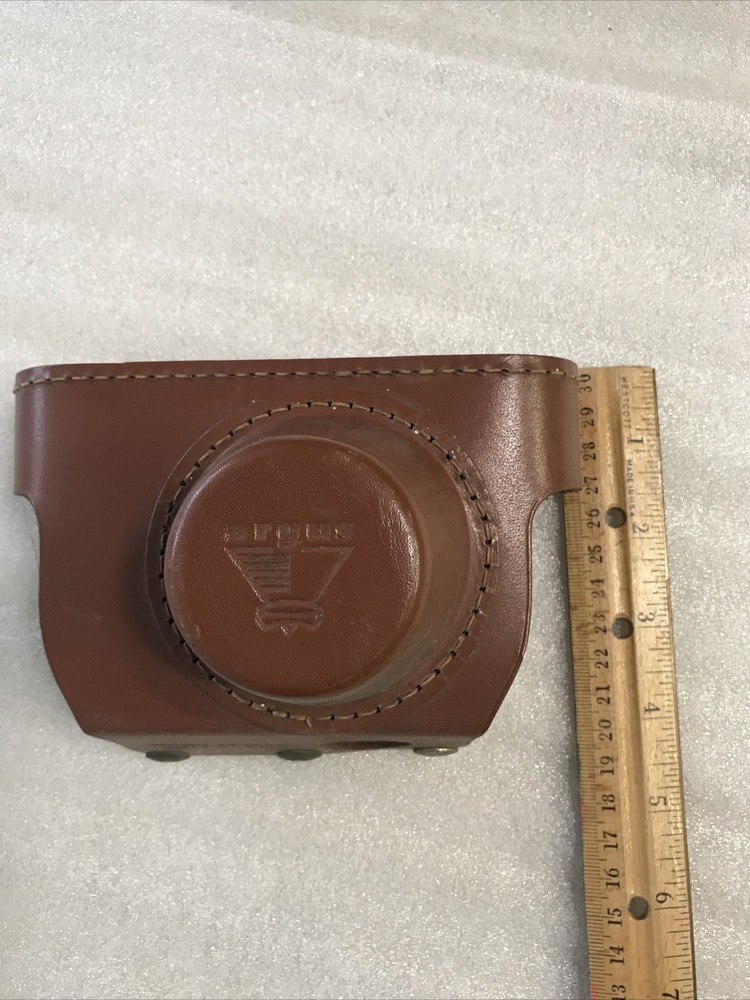 Argus Camera Leather Case Top Half Only