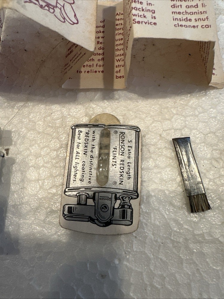 Ronson Standard Lighter with accessories