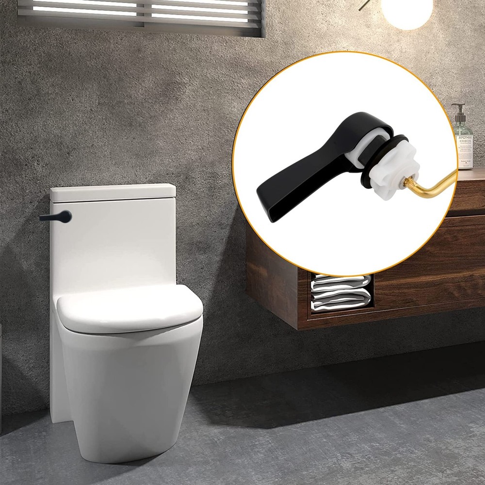 Universal Front Mount Toilet Handle Tank Flush Lever Replacement Handle Toilets