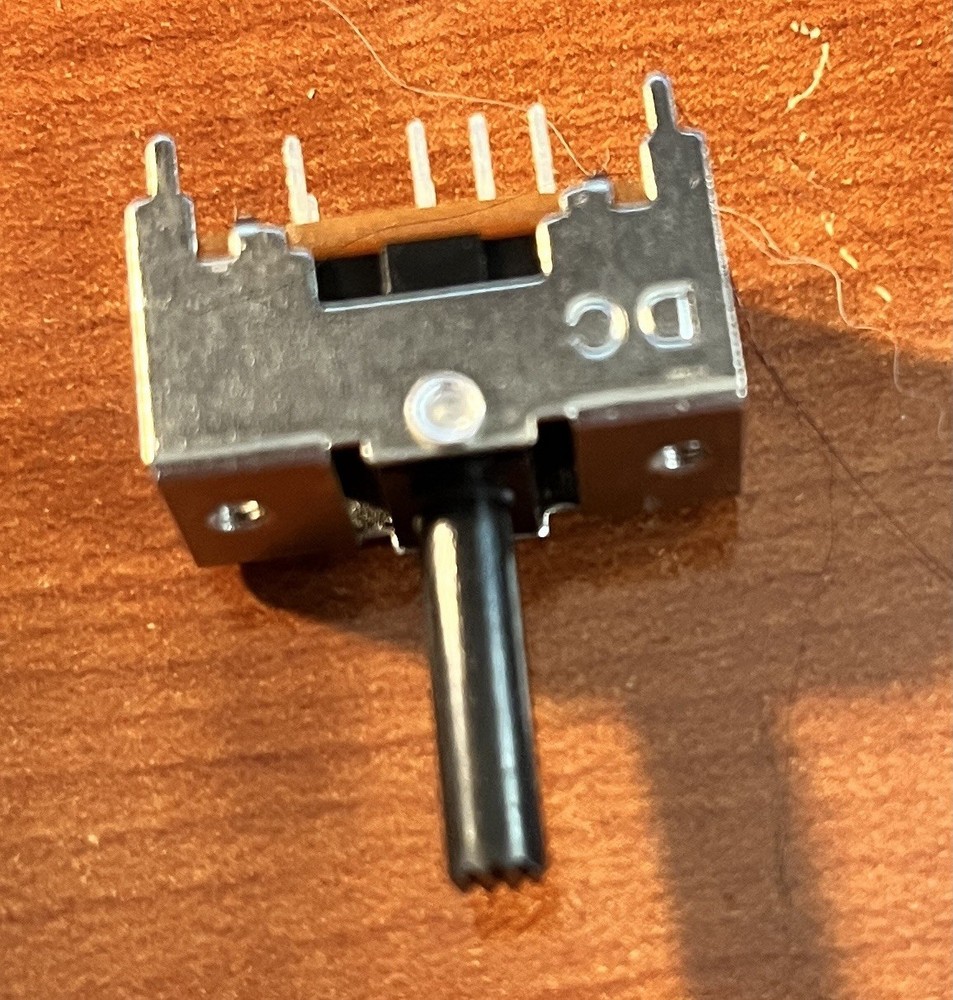 TS-23E02 - Center Return Switch - Long Shaft 16 mm
