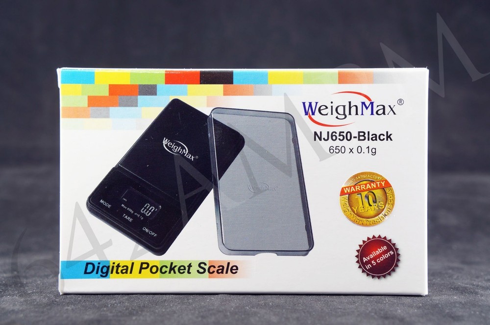 Weighmax NJ800-Black POCKET ELECTRONIC DIGITAL SCALE