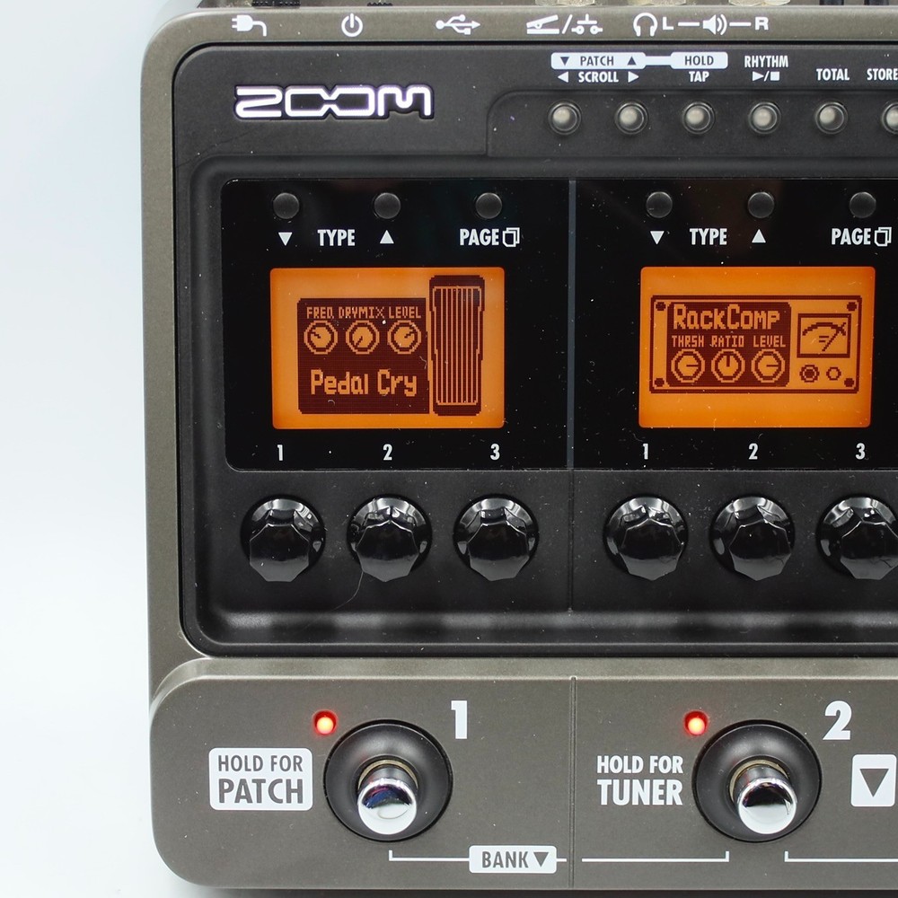 ZOOM G3 Guitar Effects and Amp Simulator With Power Supply Multi Effect 059557