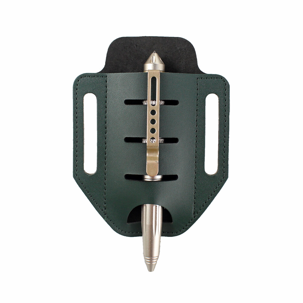 Single Pocket Multitools Holder Leather Tool Sheath Organizer Belt Pouch