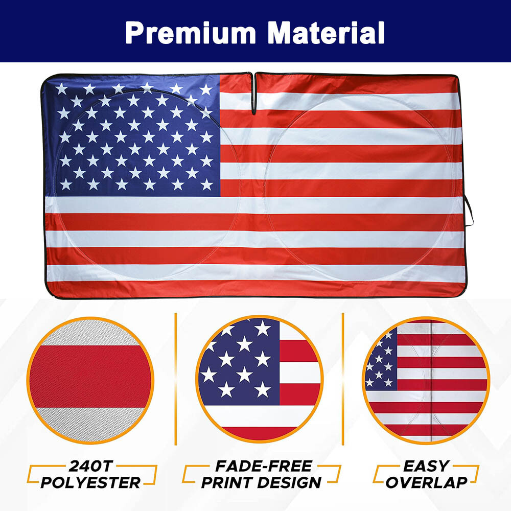 Car Windshield Sun Shade Foldable Large Front Window Visor UV Block Shield Cover