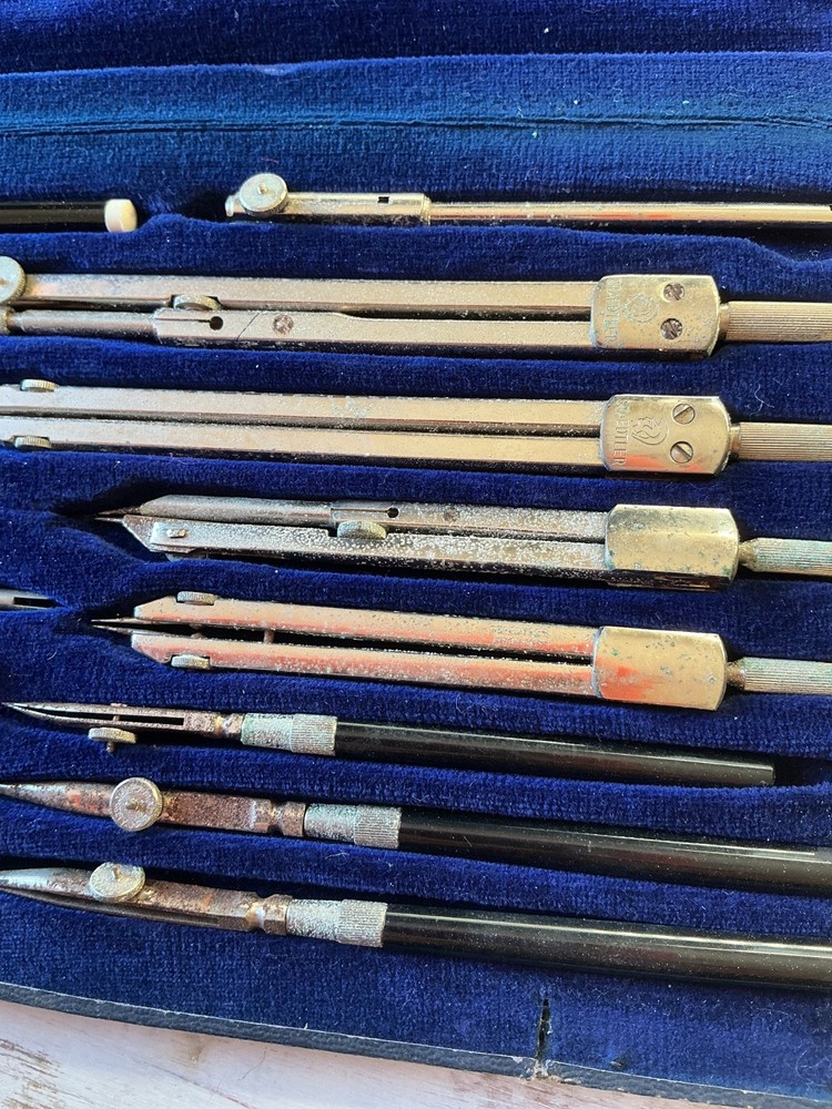 Staedtler Precision Drafting Compass Mechanical Drawing Instruments Set #20254