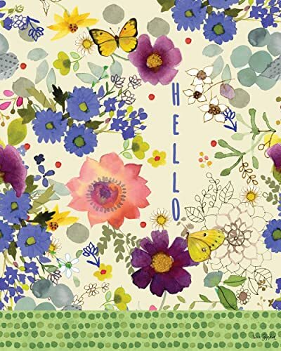 Studio M - 20" Art Pole - Summer Flowers