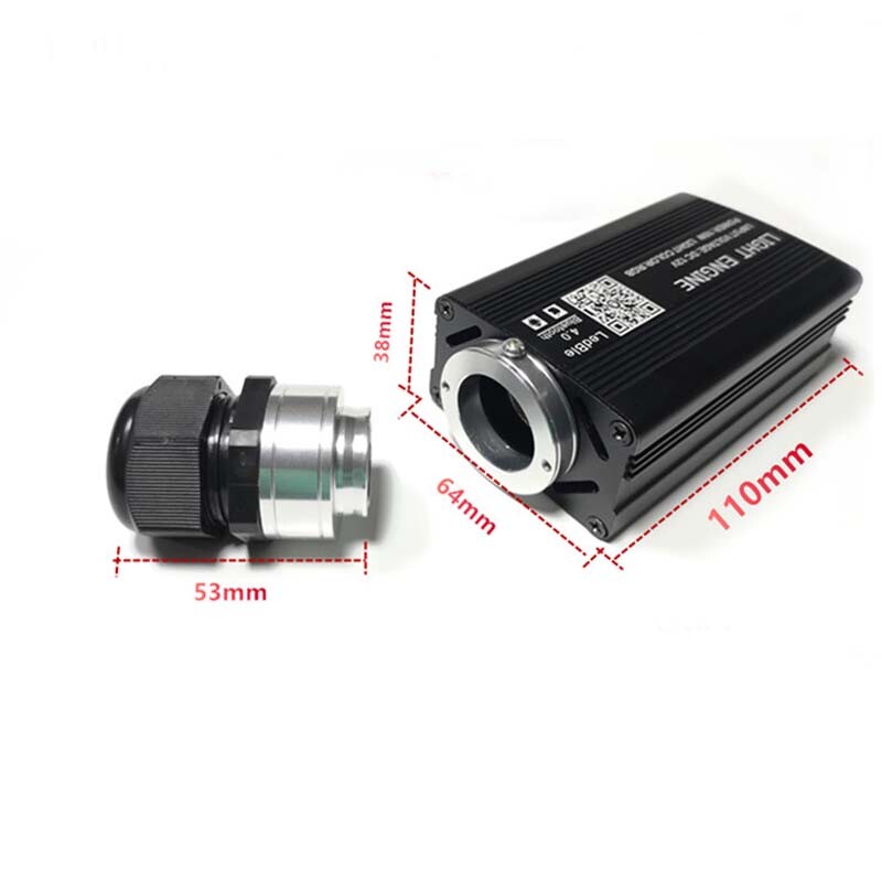 LED RGBW Engine Driver Machine RF Remote APP control Optic Fiber Ceiling Light