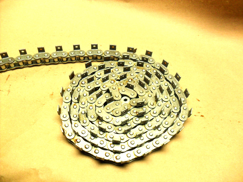 QTY 7 ft. - Chain 40-HSC-A1-EPL - A1 Attachment Roller Chain
