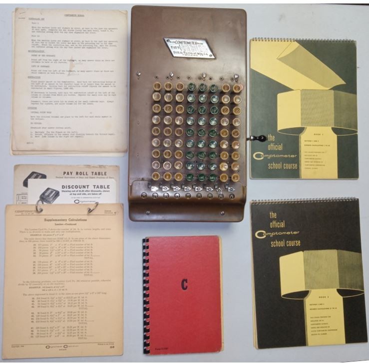 Antique Felt & Tarrant Comptometer (Mechanical Adding Machine / Calculator)