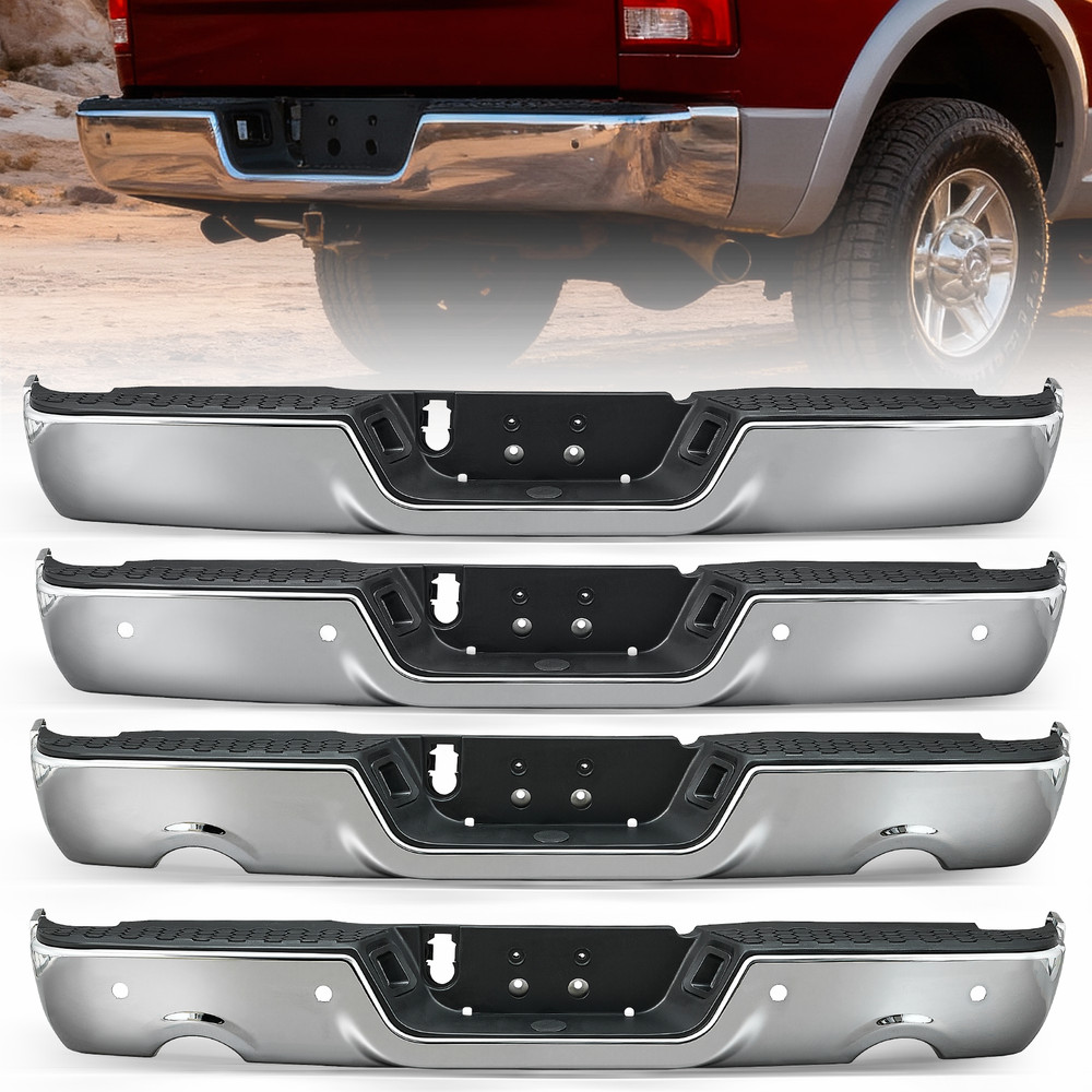 VRC Rear Bumper & Tail Lights  For 2009-2018 Dodge Ram 1500 10-12 2500 3500